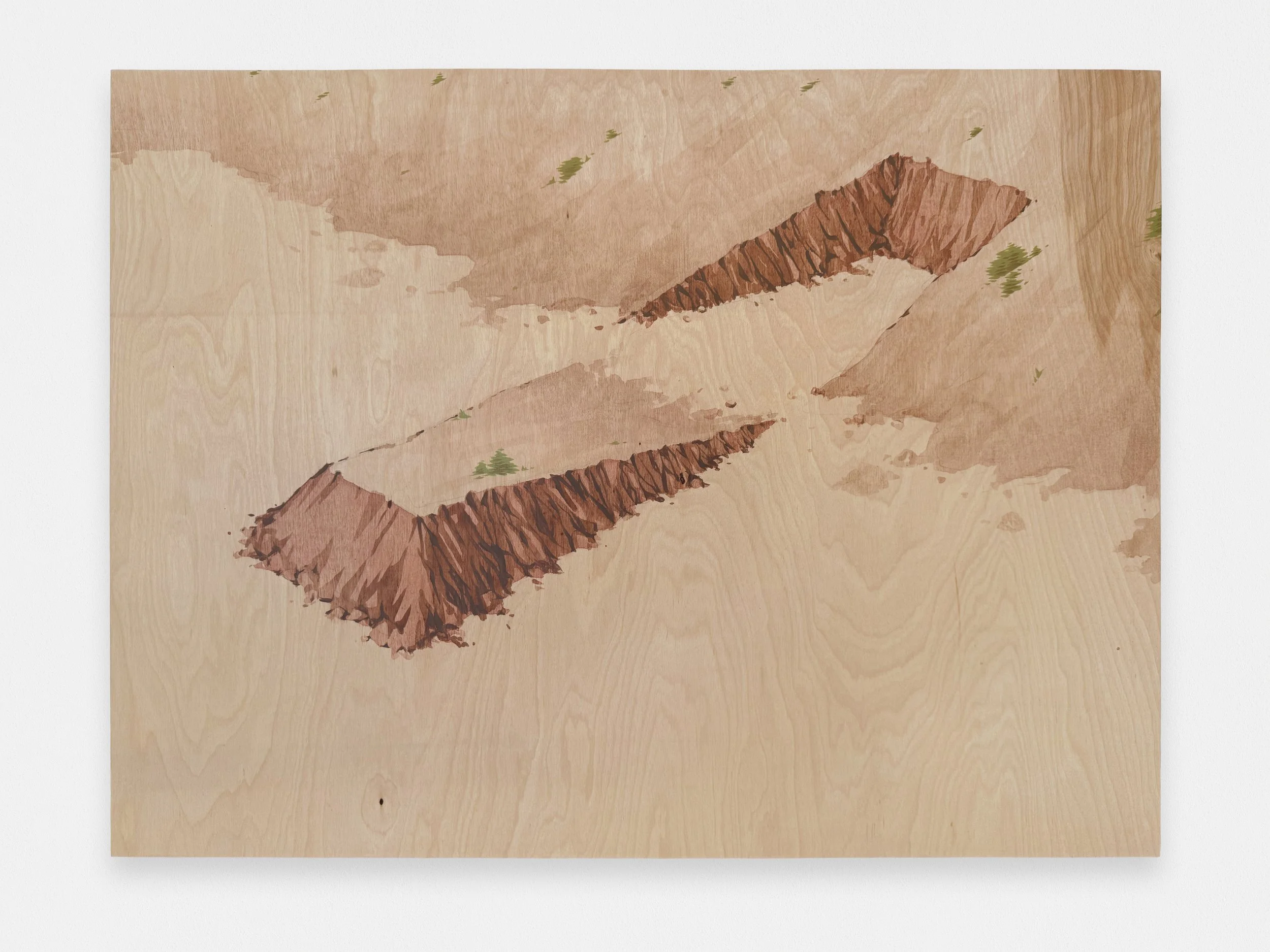 Shift, acrylic on panel, 24 x 36 inches
