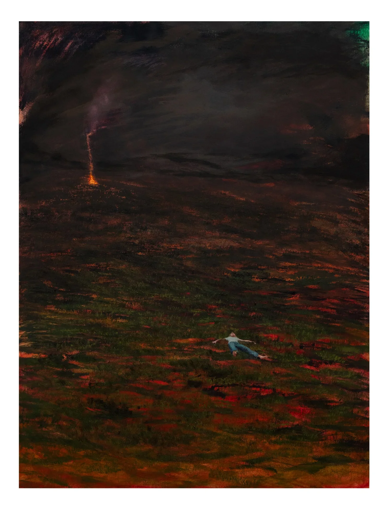 ANNIKA TUCKSMITH
The Hill, 2025
Oil on panel
48 x 36 inches (121.9 x 91.4 cm)
