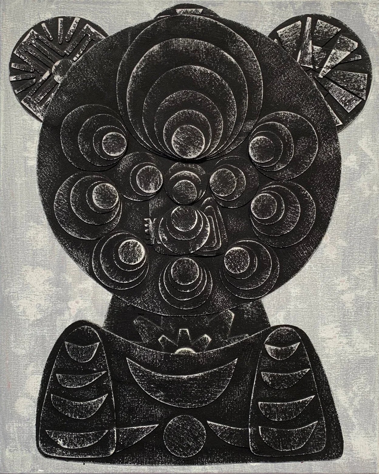 JOSH JEFFERSON
Teddy
2018
Mixed media on canvas
20 x 16 inches