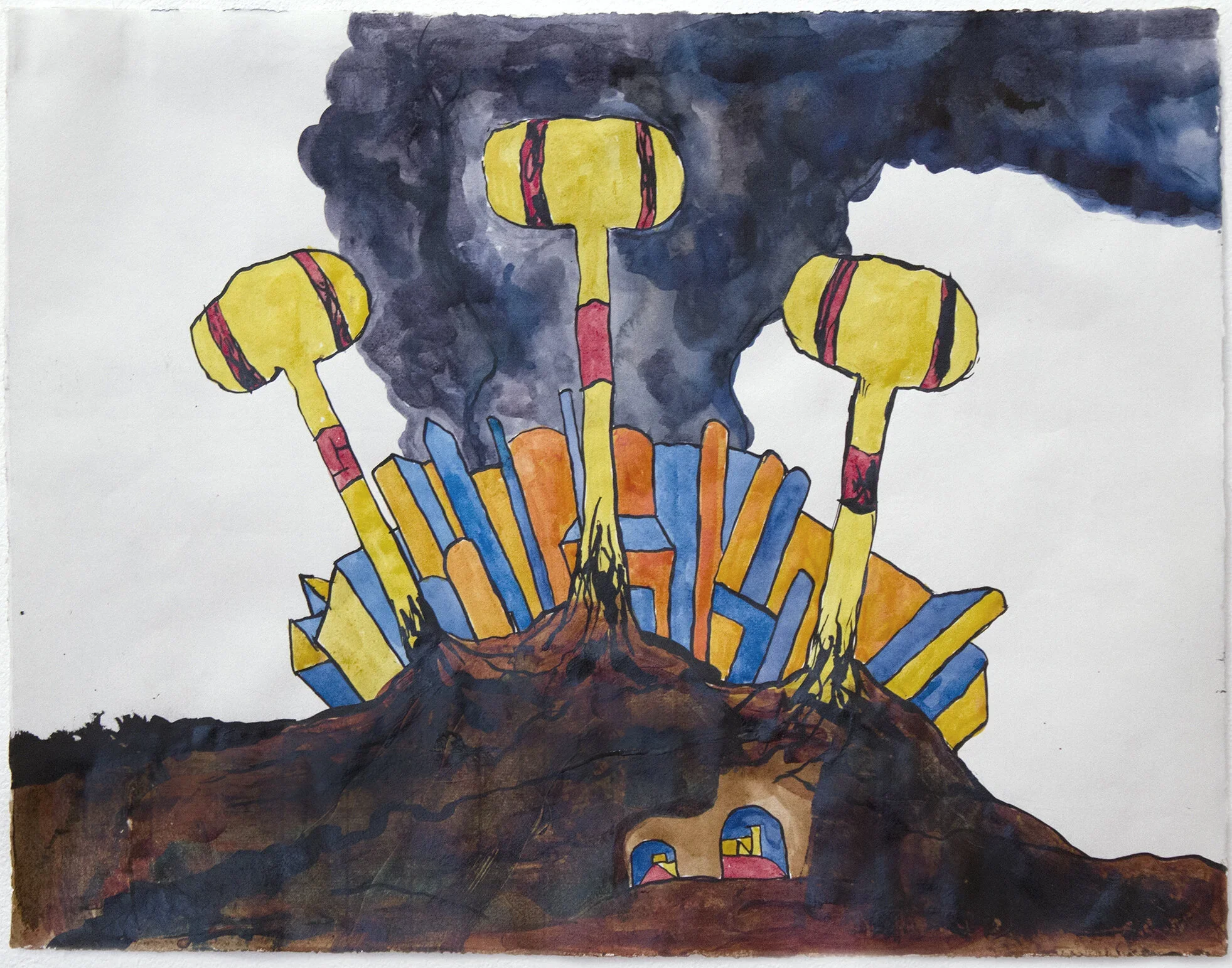 CHUCK WEBSTER
Untitled
2018
Mixed media on paper
15.75 x 20.25 inches