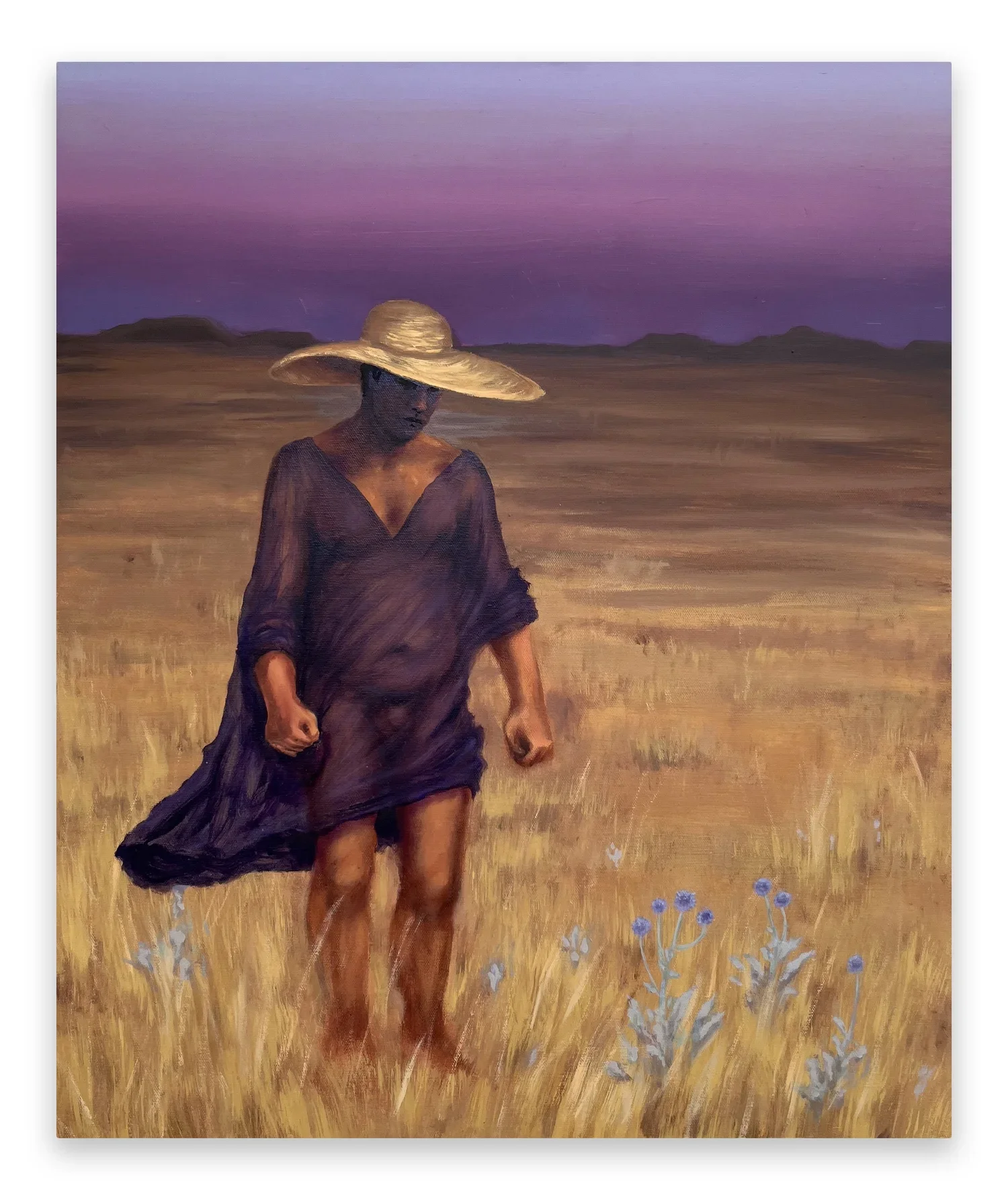 TRAVIS MCEWEN
Echinops, 2023 
Oil on canvas 
24 x 20 inches (61 x 50.8 cm)