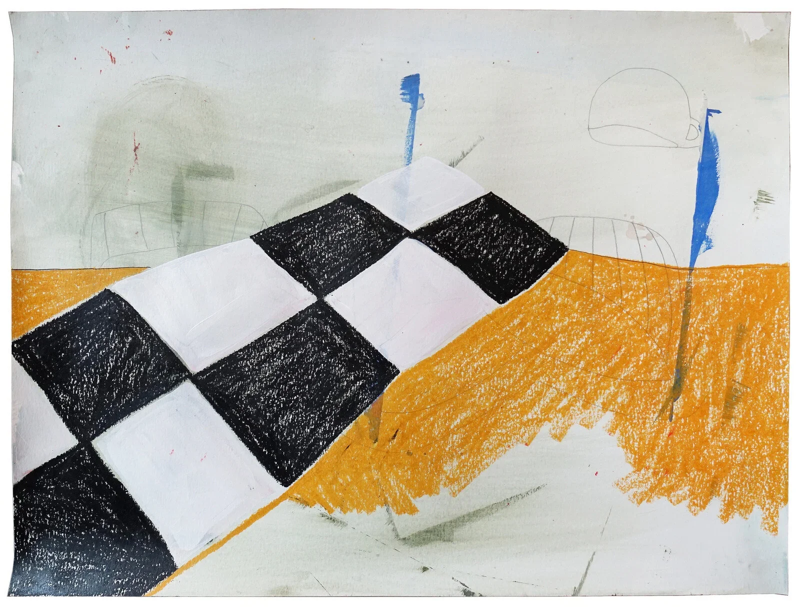 SOPHIE LOURDES KNIGHT
The Track
2017
Mixed media on paper
18 x 24 inches