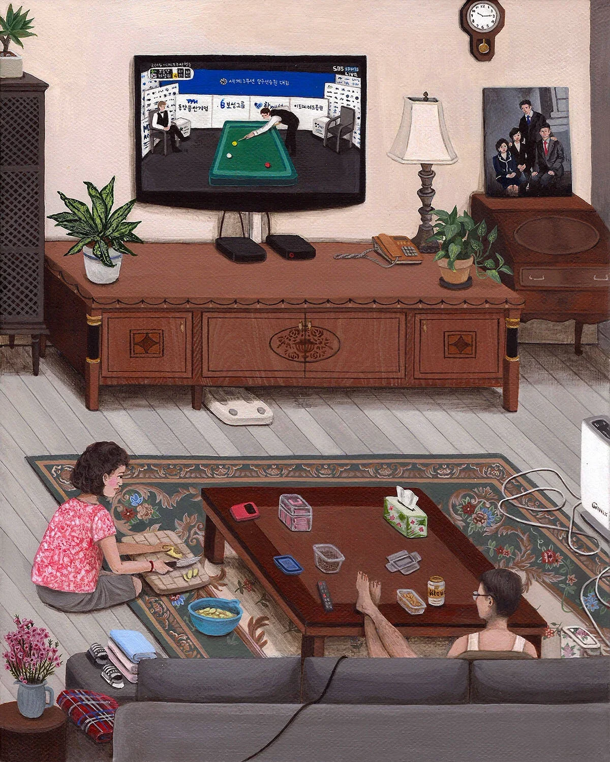 PAIGE JIYOUNG MOON
Mom and Dad
Acrylic on canvas
10 x 8 inches