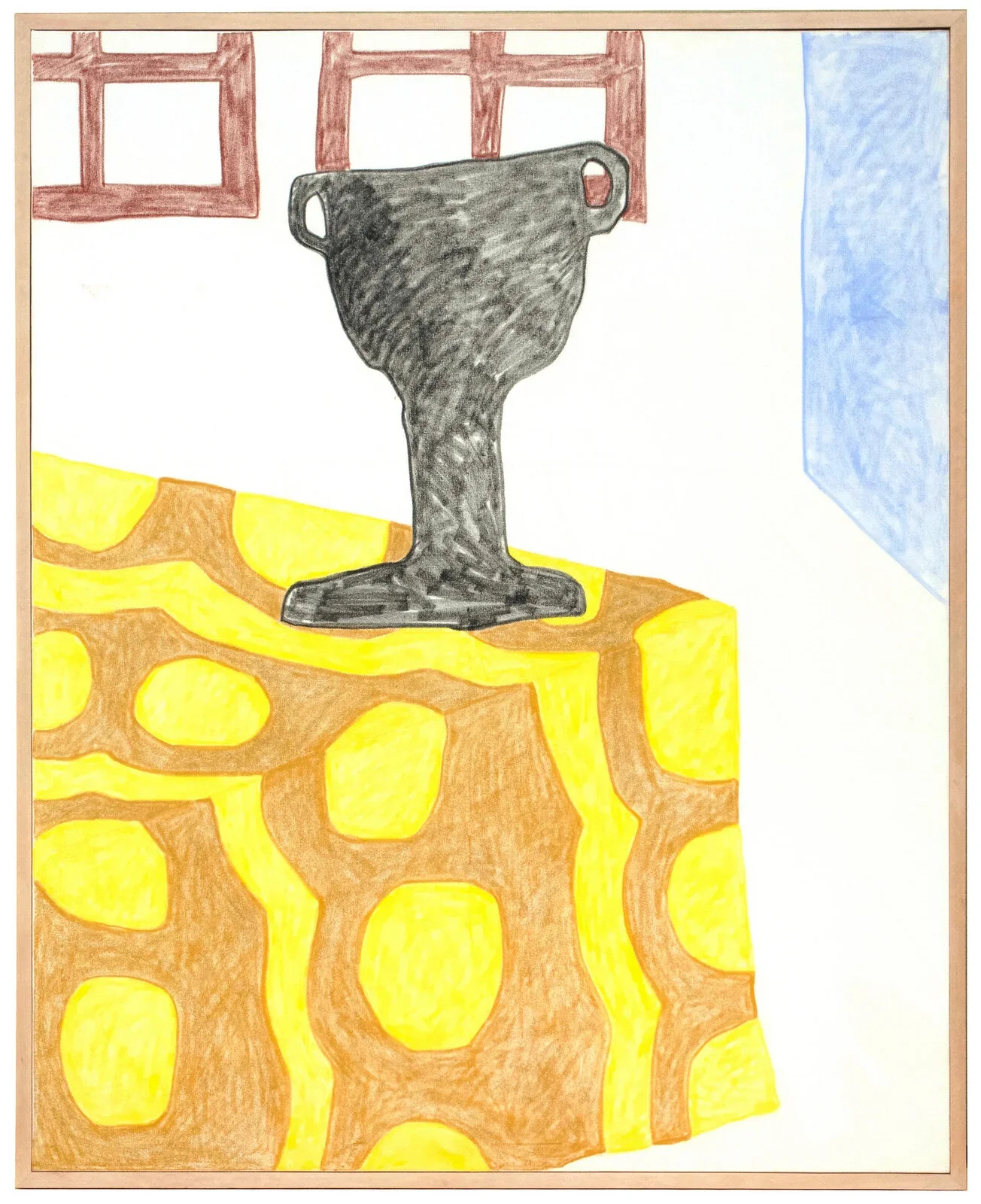 SOPHIE LOURDES KNIGHT
Freedom is a Breakfast Food
2017
Oil pastel on raw canvas
60 x 48 inches