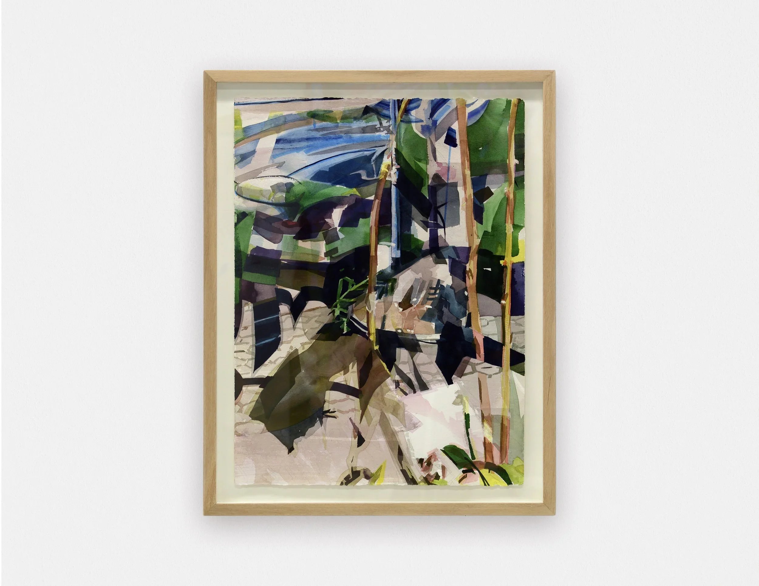 JERED SPRECHER
Three Stems, 2024
Watercolor on paper in handmade frame
22.5 x 17 inches (57.2 x 43.2 cm)
