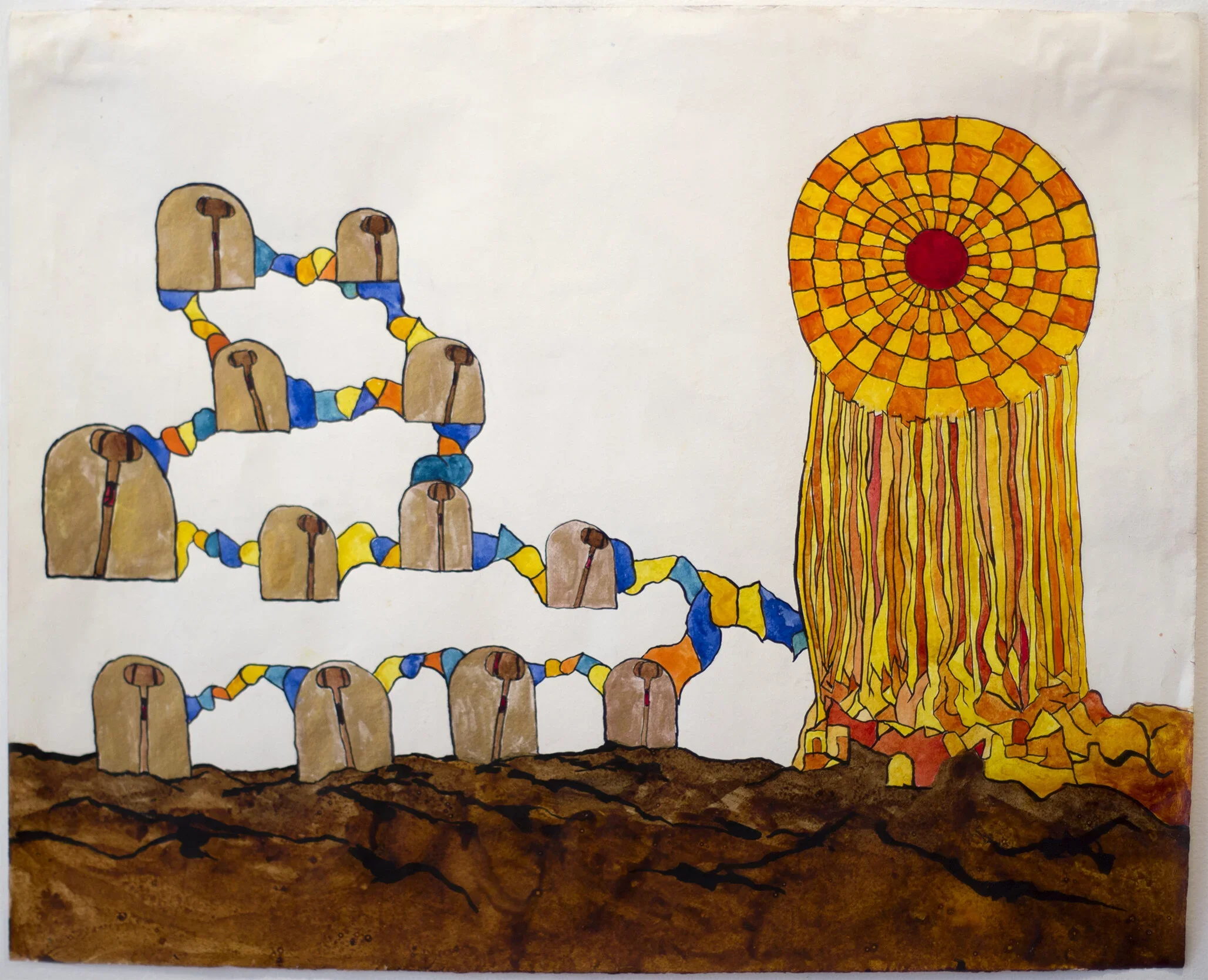 CHUCK WEBSTER
Pantheon (Late ran-Maggiore)
2018
Mixed media on paper
22 x 27.25 inches