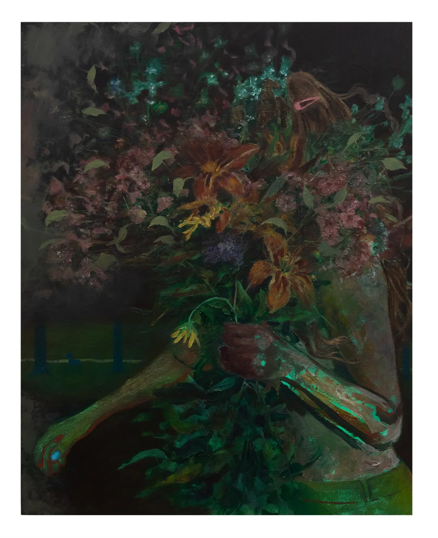 ANNIKA TUCKSMITH
The Bouquet, 2024
Oil on panel
20 x 16 inches (50.8 x 40.6 cm)