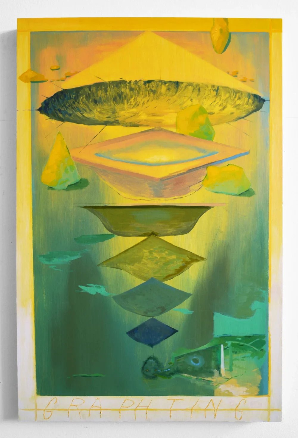 JACOB TODD BROUSSARD
Graphting
2018
Acrylic and oil on wood panel
36 x 24 inches