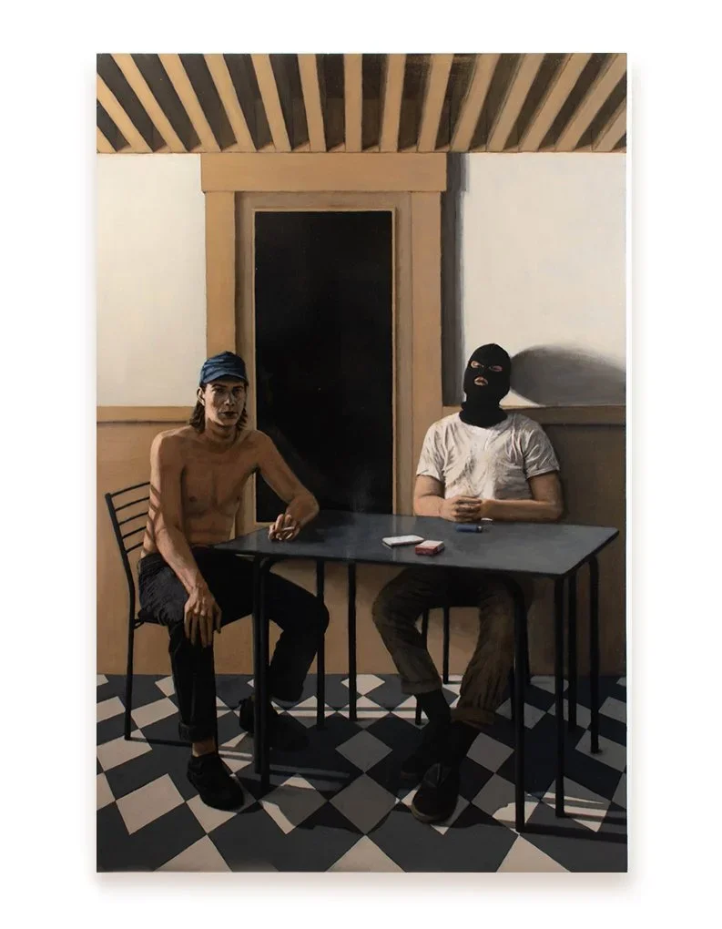 Elijah River Dion
The Art of Waiting
Oil on panel
36 x 24 inches