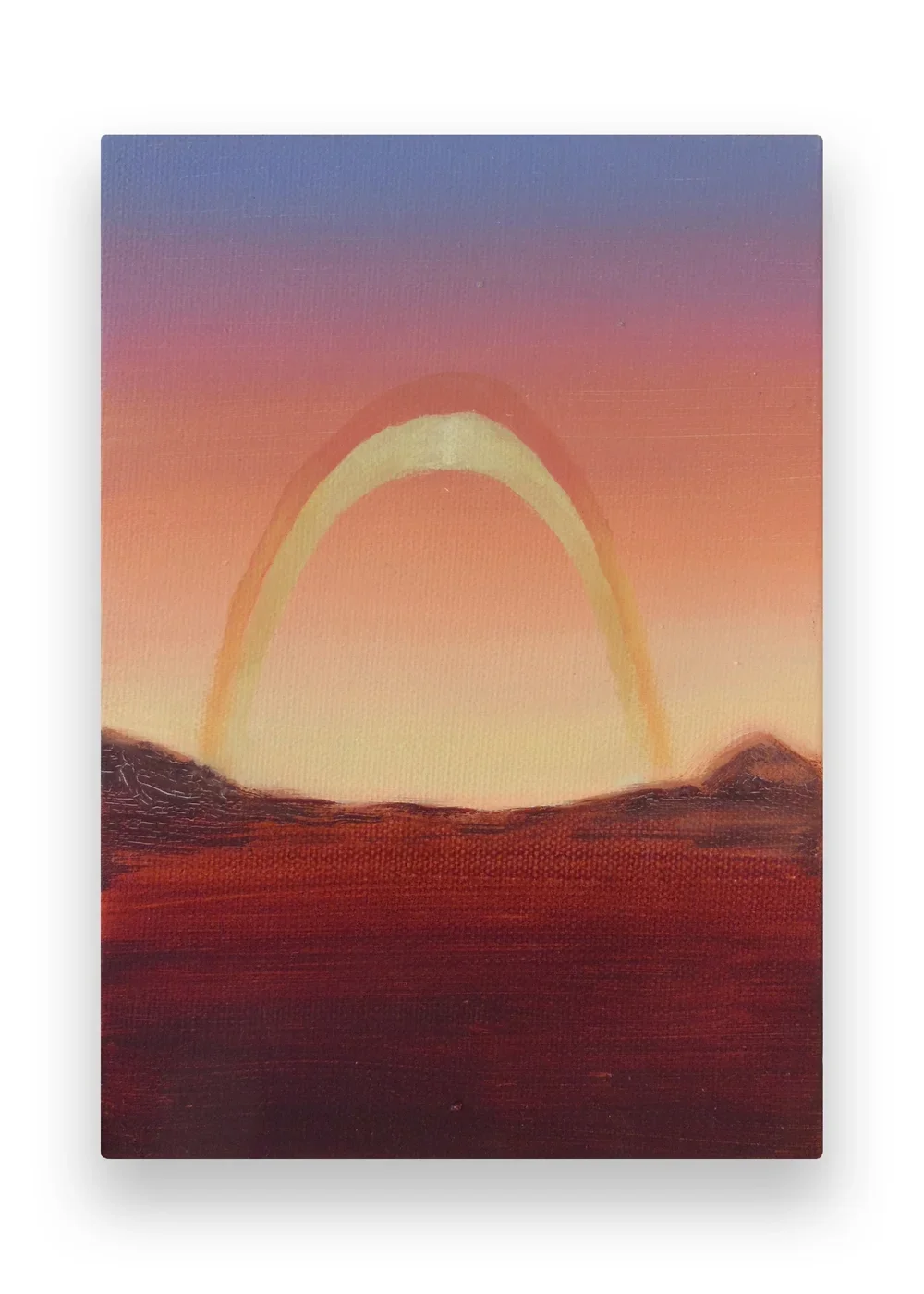 TRAVIS MCEWEN
An Arch, 2021 
Oil on canvas 
7 x 5 inches (17.8 x 12.7 cm)
