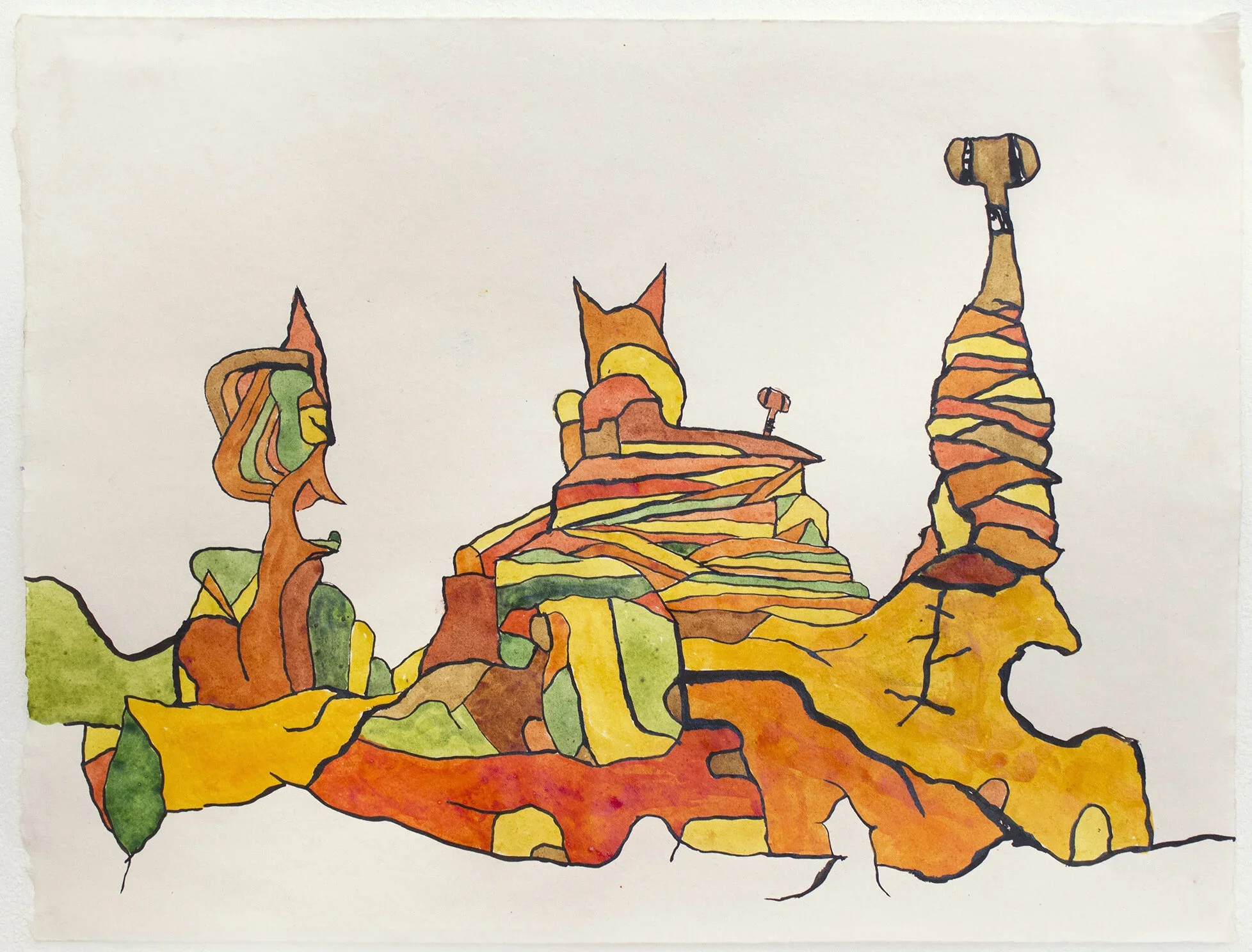 CHUCK WEBSTER
Untitled
2018
Mixed media on paper
13.5 x 17.5 inches
