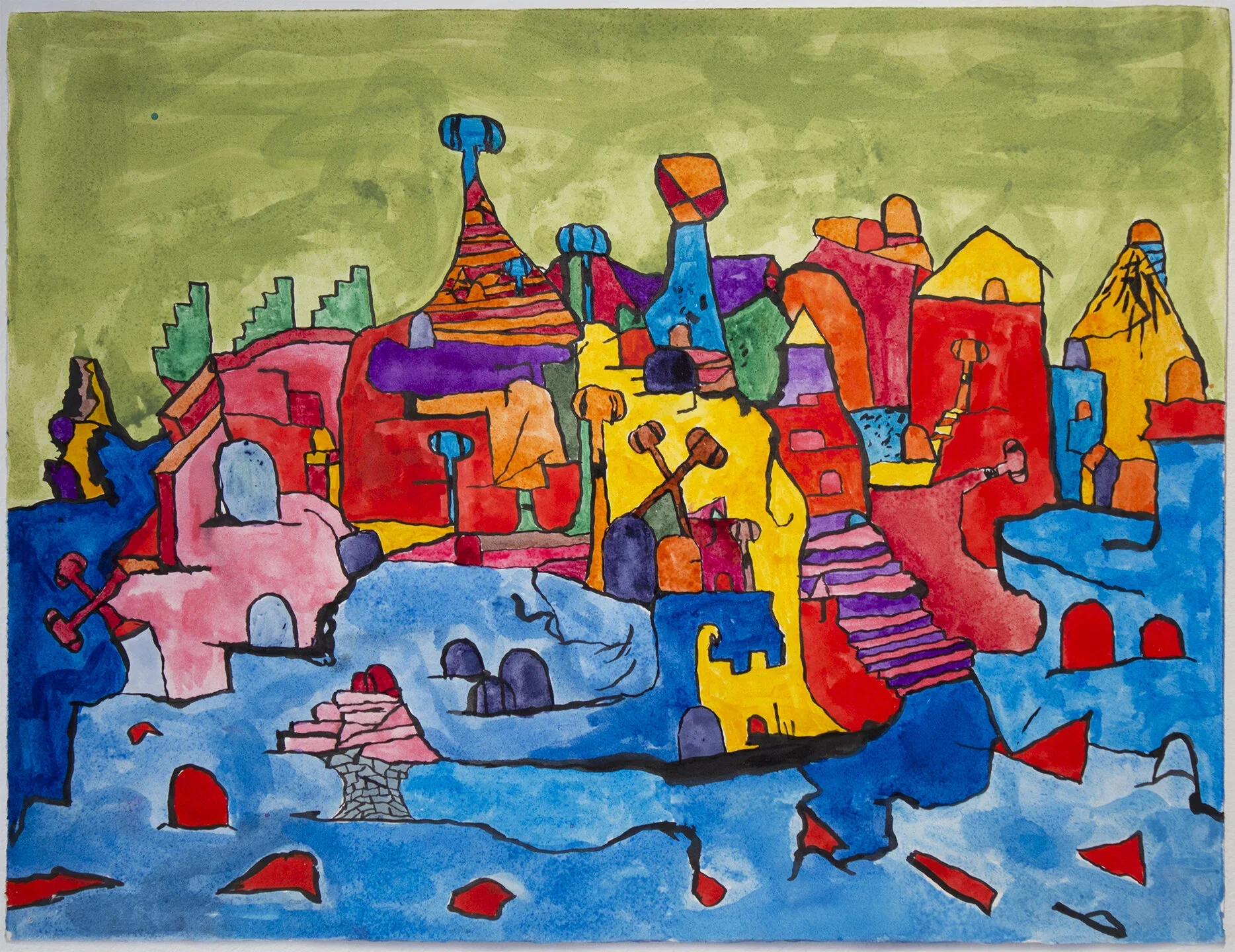 CHUCK WEBSTER
Lands and Castles III
2017
Mixed media on paper
15.5 x 20.25 inches