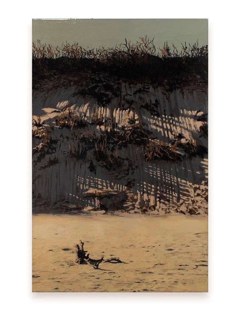 Elijah River Dion
Sunshine over Cigarette Butt Beach
Oil on panel
36 x 24 inches