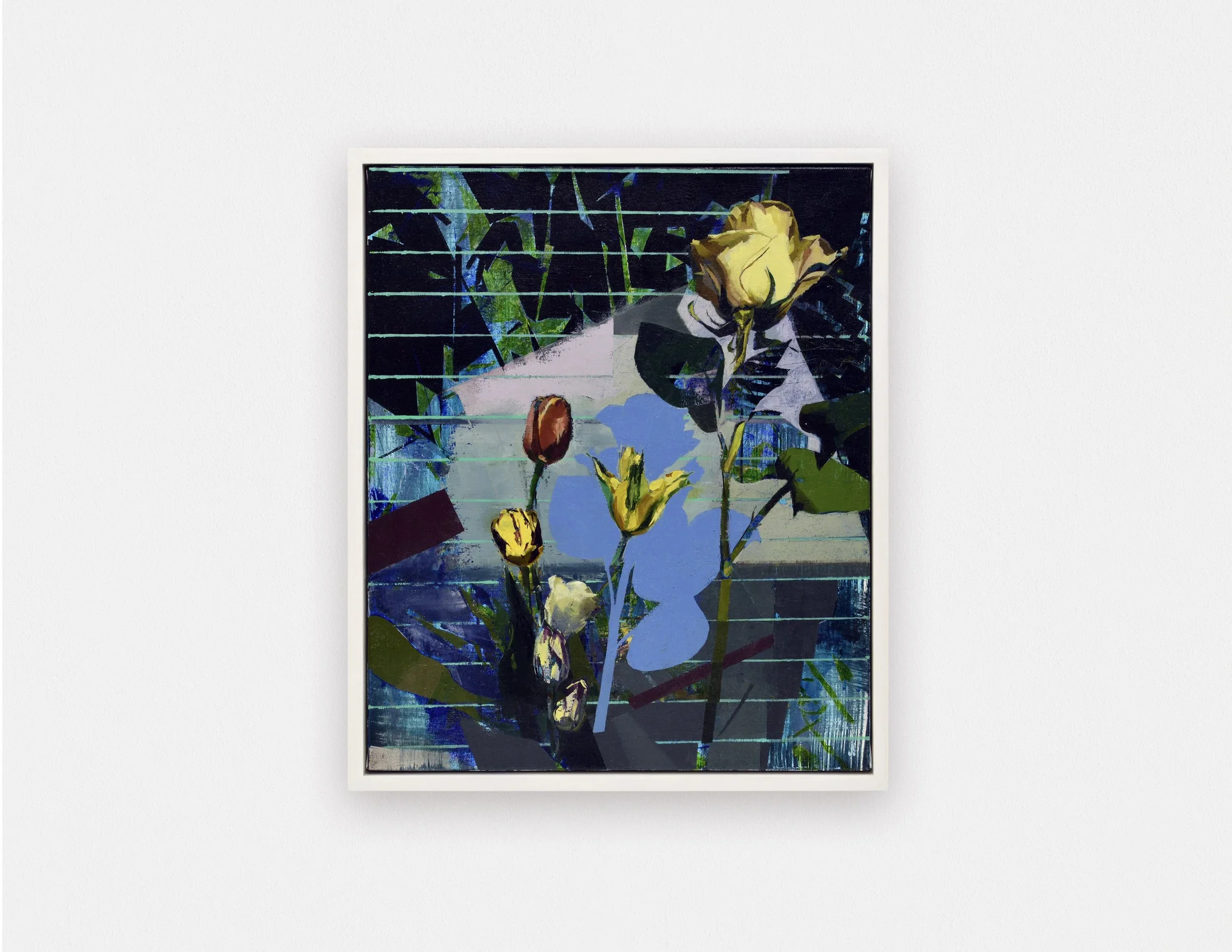 JERED SPRECHER
Arrayed In Time, 2024
Oil on canvas in handmade frame
24 x 20 x 1 inches (61 x 50.8 x 2.5 cm)