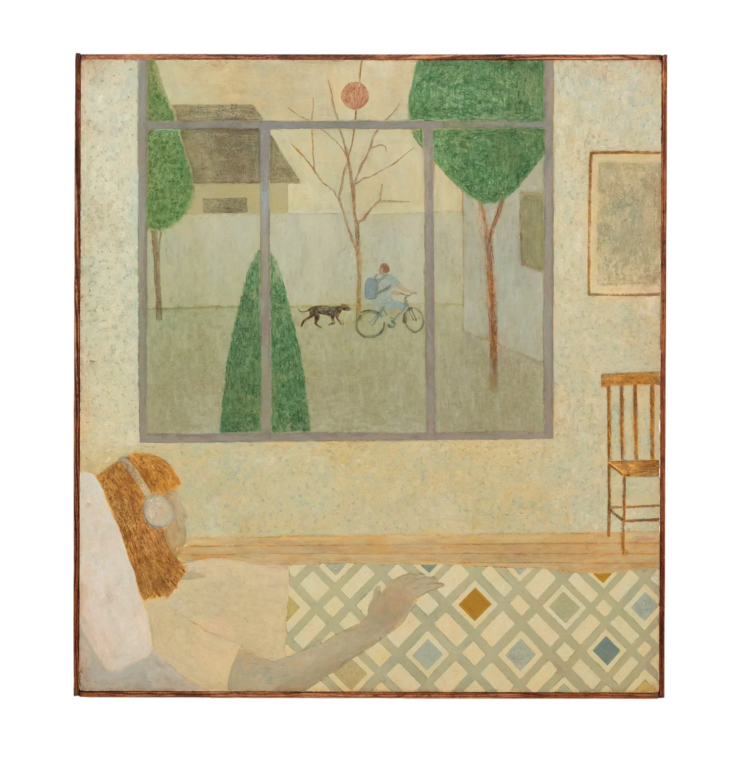 DANIEL CABRILLOS JACOBSEN
I’m just a dreamer, but you were just a dream, 2025
Oil on panel
27 x 25 inches (68.6 x 63.5 cm) framed