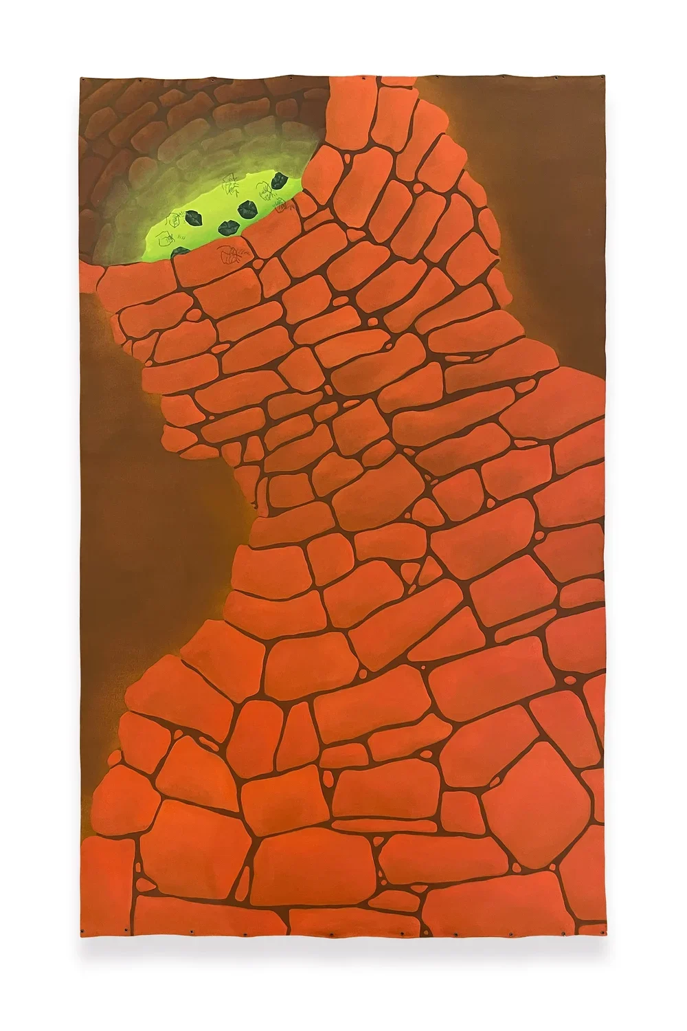 RANEE HENDERSON
Well, guess I better keep kissing up
2022
Oil and crayon on canvas
86 x 52 inches (218.4 x 132.1 cm)