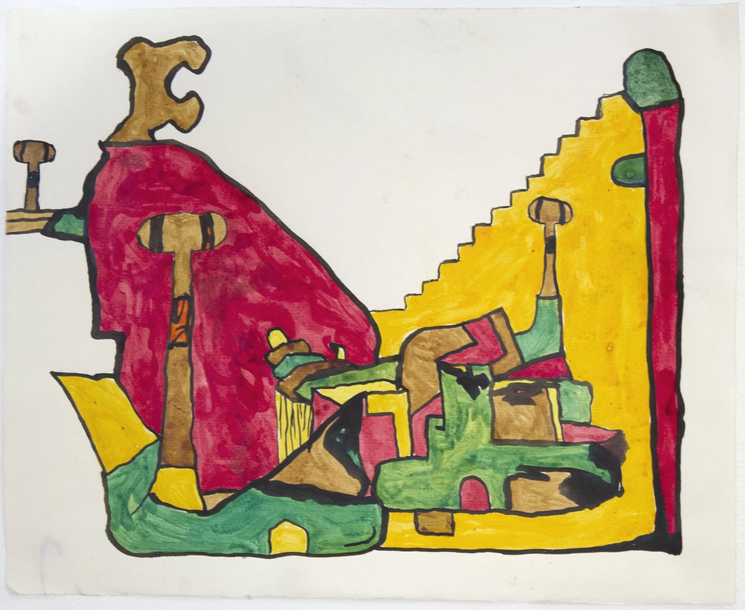 CHUCK WEBSTER
Untitled
2018
Mixed media on paper
11.75 x 14.25 inches
