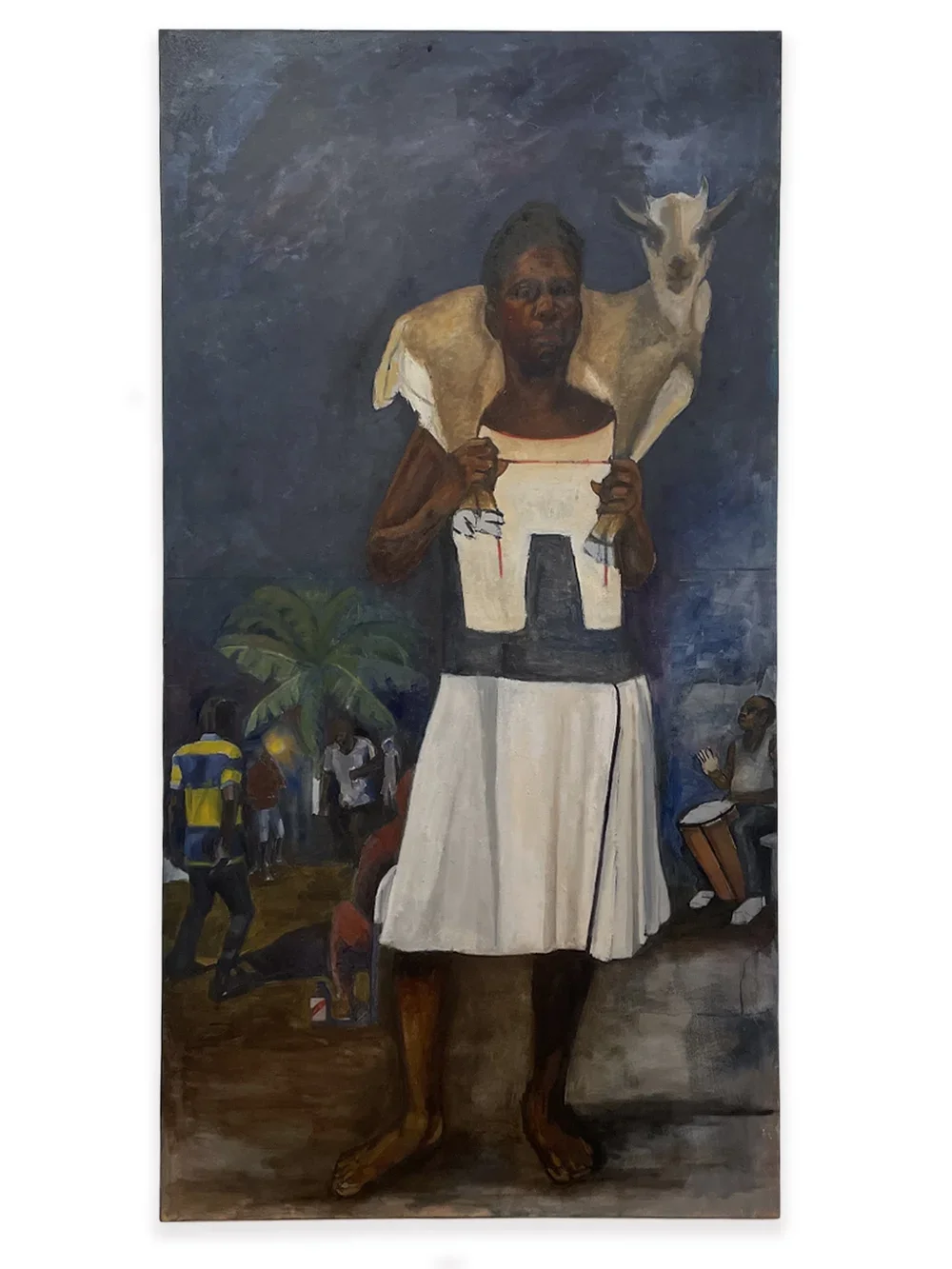 Sandrea Lovelock Williams
Nine Night #1, 2023
Oil on canvas
72 x 37.5 inches