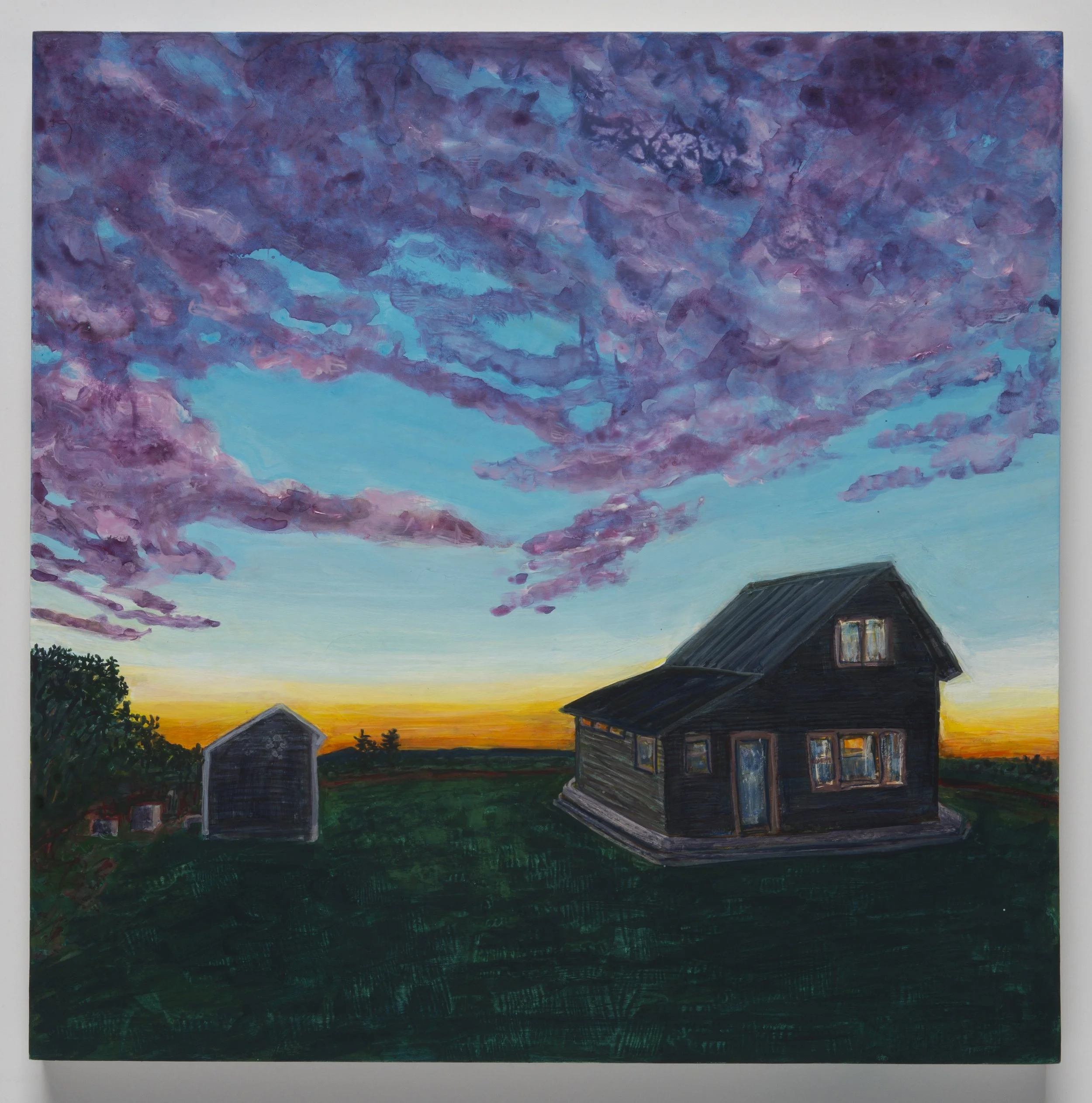 SARAH MCENEANEY
Blueberry Hill Dawn, 2022
Acrylic on board
12 x 12 inches (30.5 x 30.5 cm)