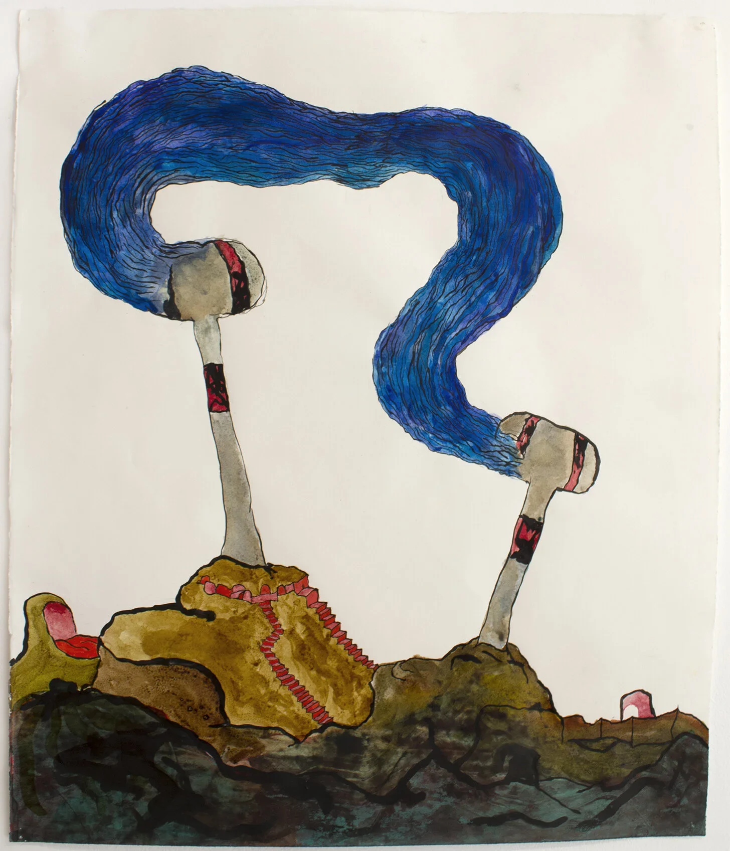 CHUCK WEBSTER
Truce
2018
Mixed media on paper
27.25 x 23 inches