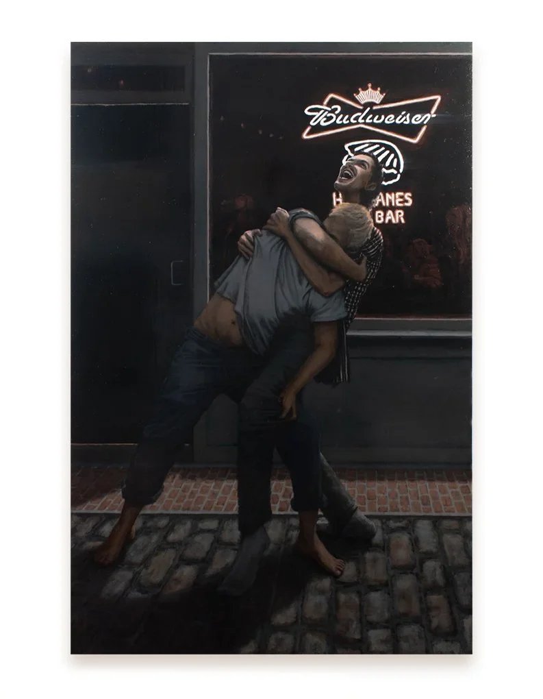 Elijah River Dion
Titanomachy (or, fuck around and find out)
Oil on panel
36 x 24 inches