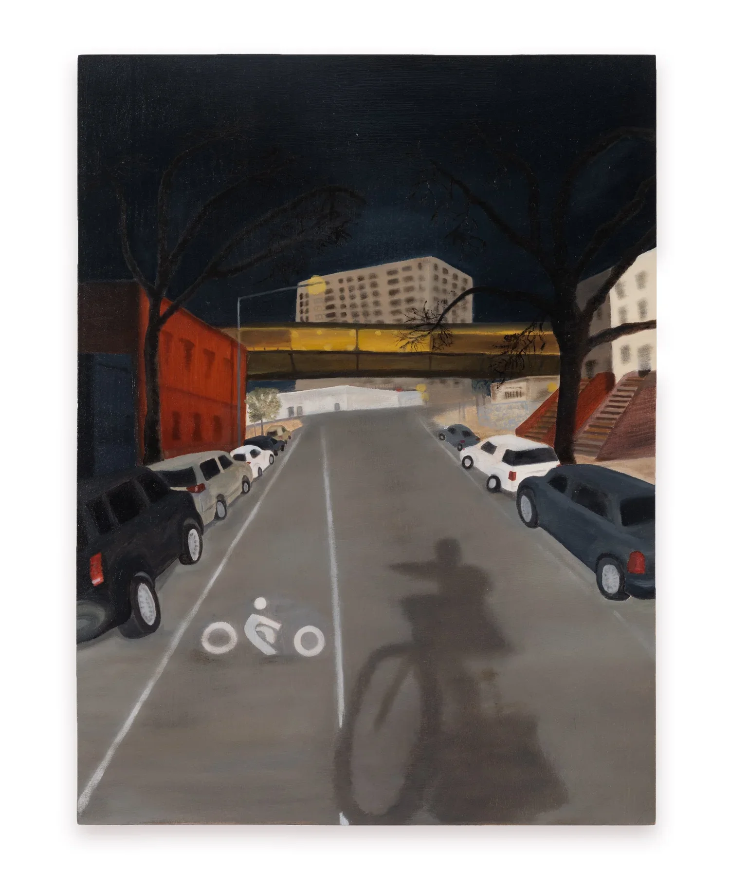 Shanique Emelife
city After Dark, 2023
Oil on panel
12 x 9 inches (30.5 x 22.9 cm)