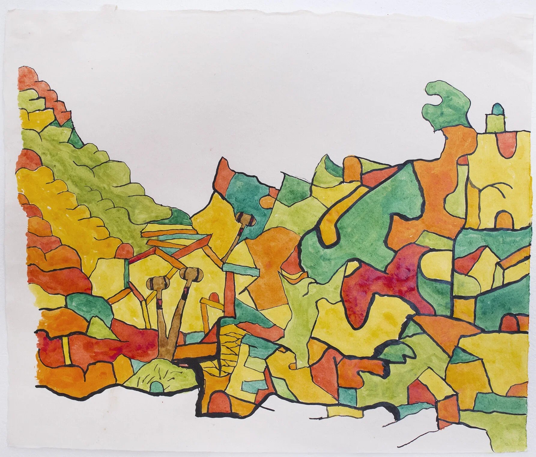 CHUCK WEBSTER
Untitled
2018
Mixed media on paper
14.75 x 17.5 inches