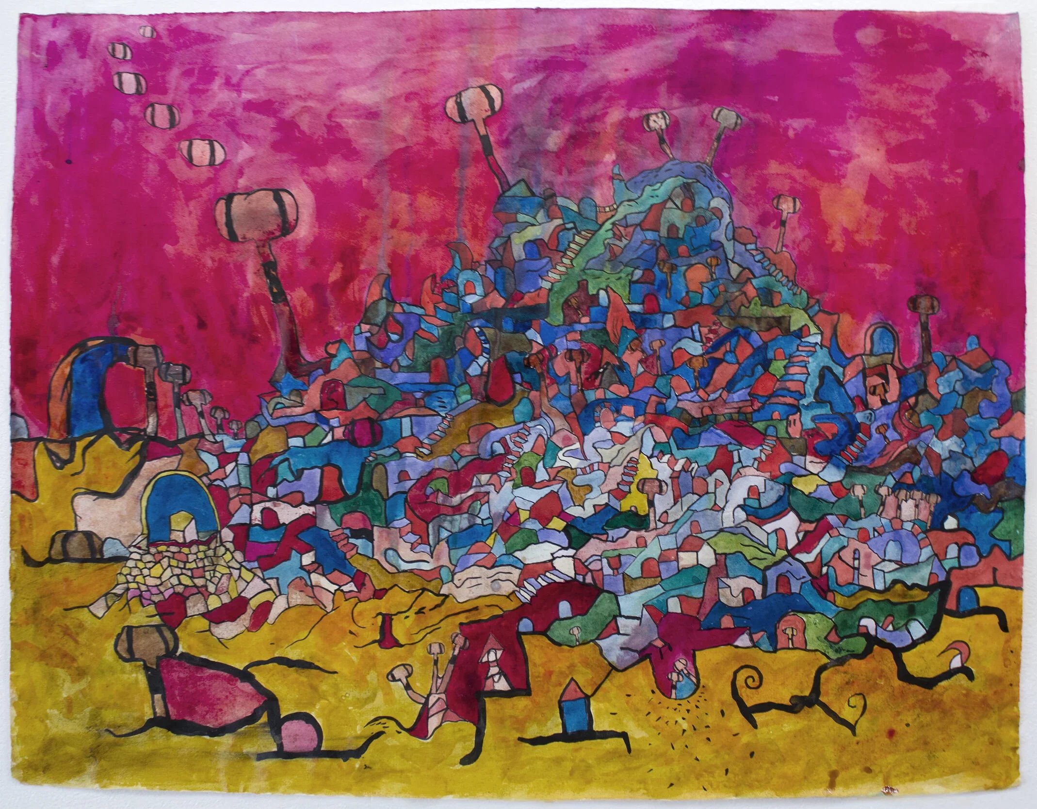 CHUCK WEBSTER
Redoubt (Swamp)
2017
Mixed media on paper
17.5 x 22.75 inches