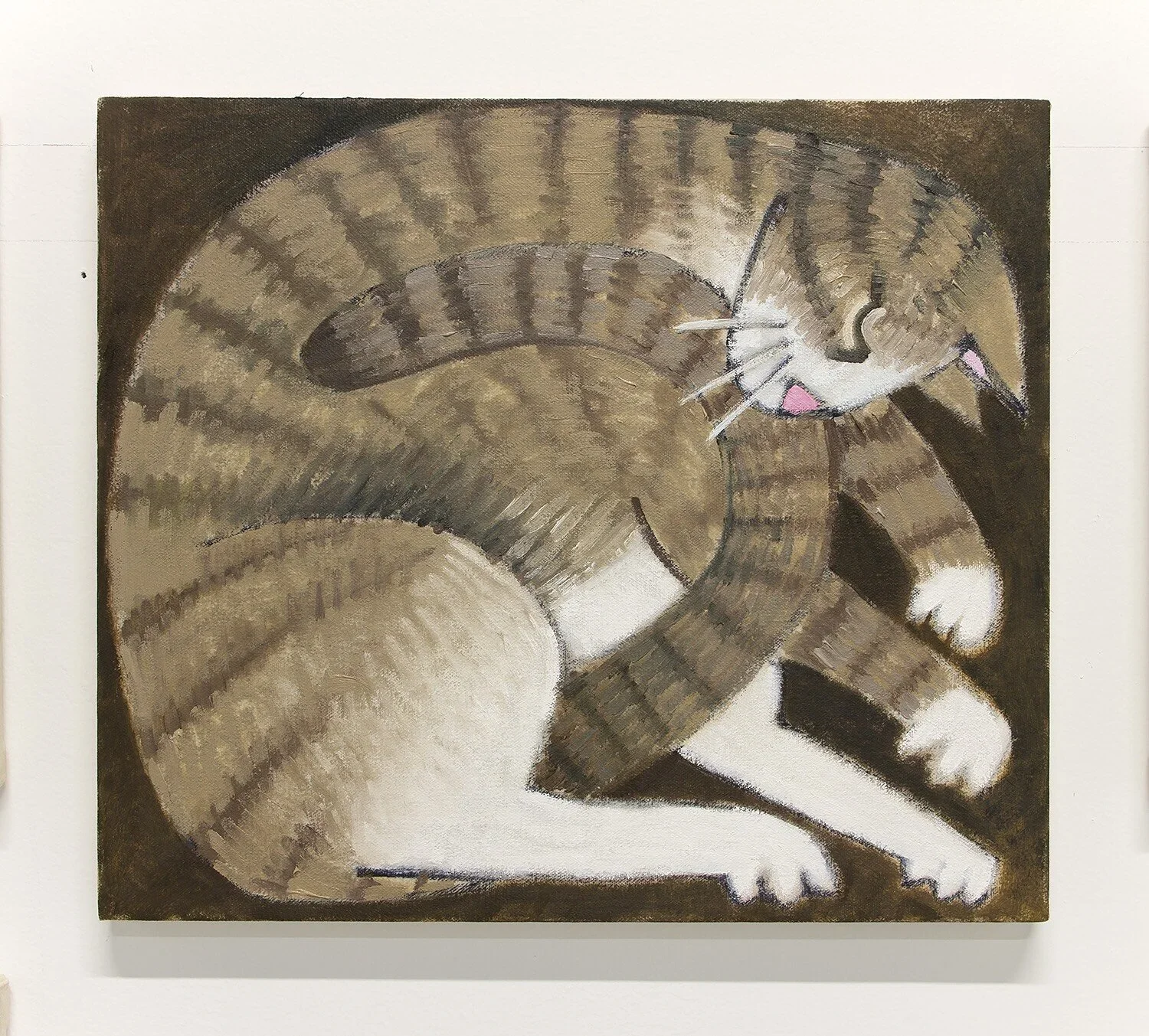 BRADLEY BIANCARDI
Cat in a Box
2019
Mixed media on canvas
13 x 15 inches