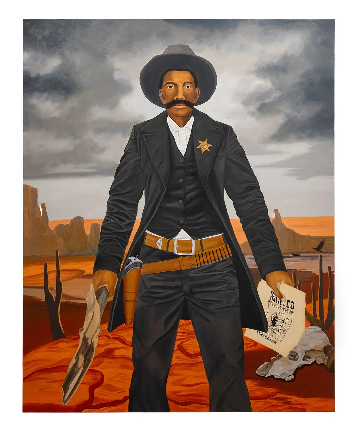 Keith Jackson
Busted, 2025 
Oil on canvas 
60 x 48 inches 