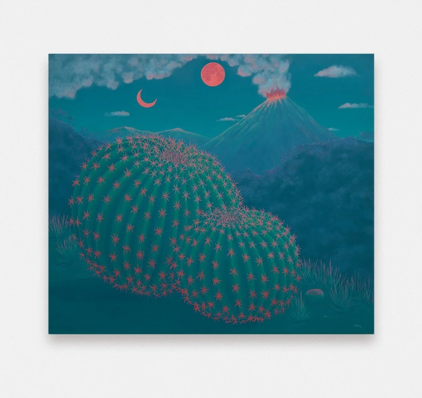 ANNA ORTIZ
Cortina, 2025
Oil on canvas
19 x 22 inches (48.3 x 55.9 cm)