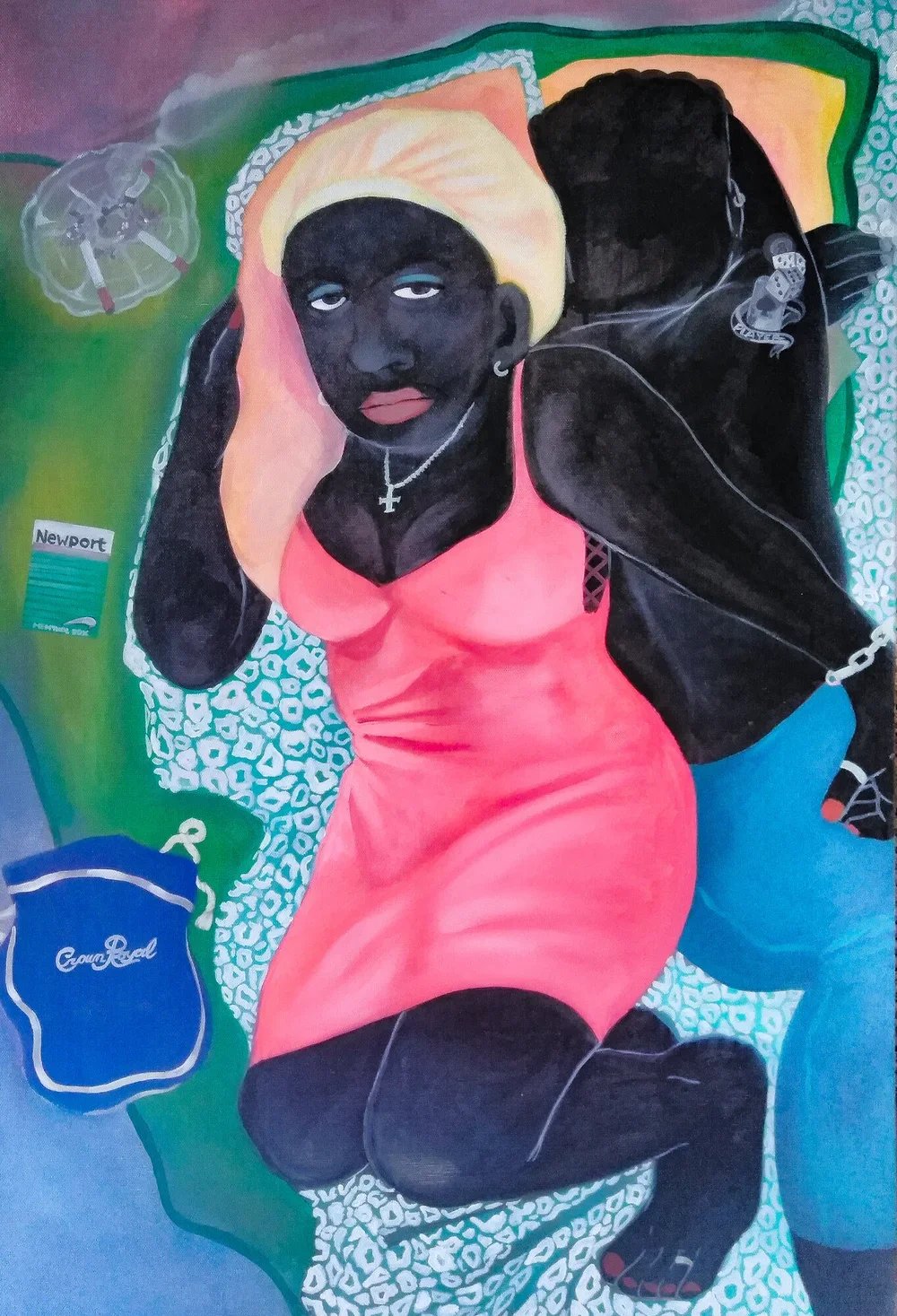 ASHLEY DOGGETT
Laid Up 
2019
Oil,acrylic, sumi ink on canvas
24 x 36 inches

