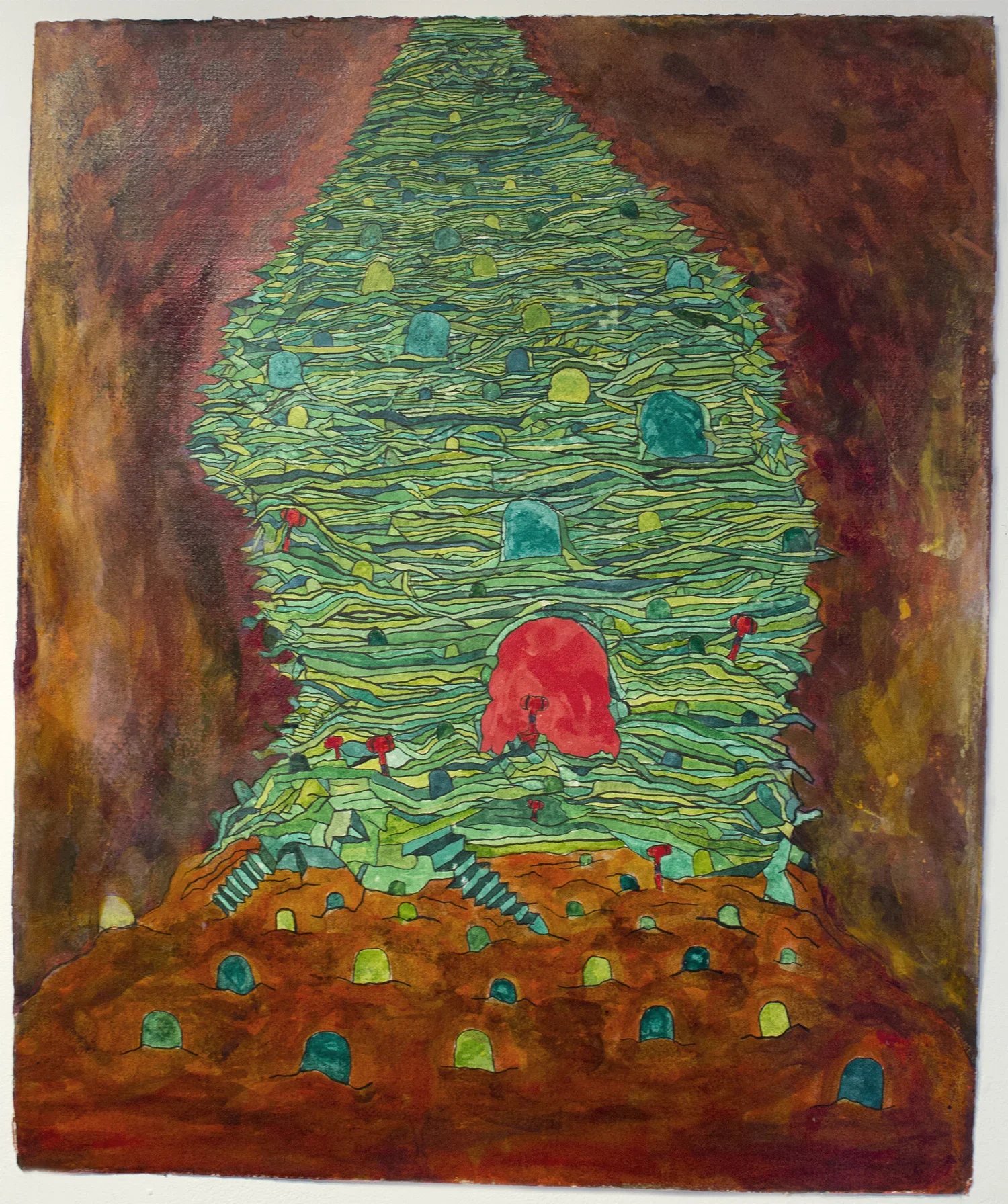 CHUCK WEBSTER
Redoubt (Oracle)
2017
Mixed media on paper
27.5 x 22.5 inches