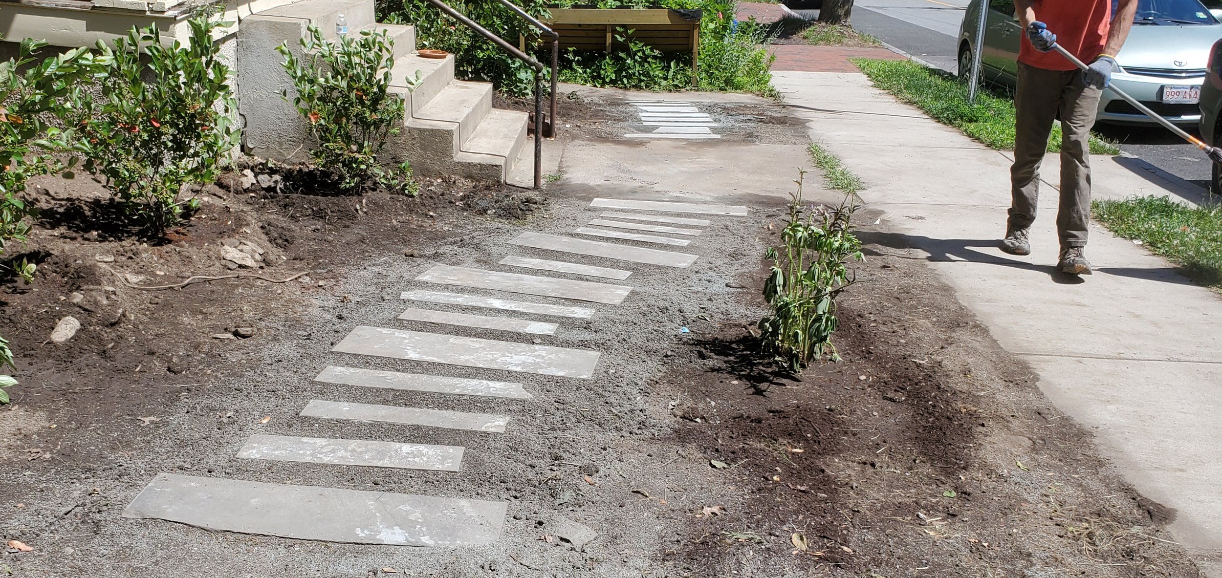 Path installation day.