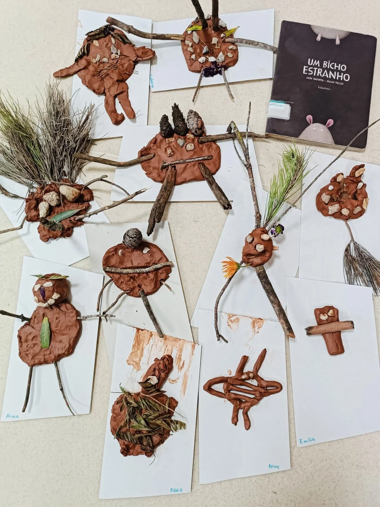 Preschool Students Explore Nature and Creativity  | Alunos do Pré-escolar exploram a Natureza e a Criatividade 