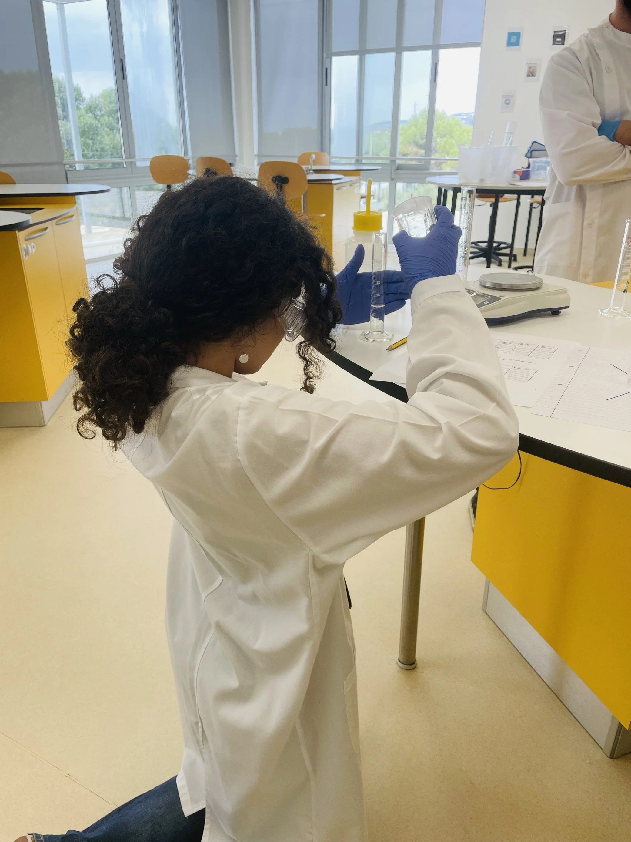 Laboratory Activity Chemistry A-Level Students Conduct Hands-On Experimental Lab Activity ...