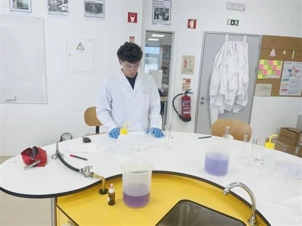 Chemistry A-Level Students Conduct Hands-On Experimental Lab Activity ...