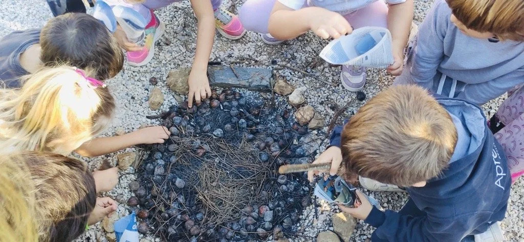 Preschoolers Celebrate St. Martin's Day with Bonfire | Pré-escolar celebra o dia de S. Martinho com Fogueira