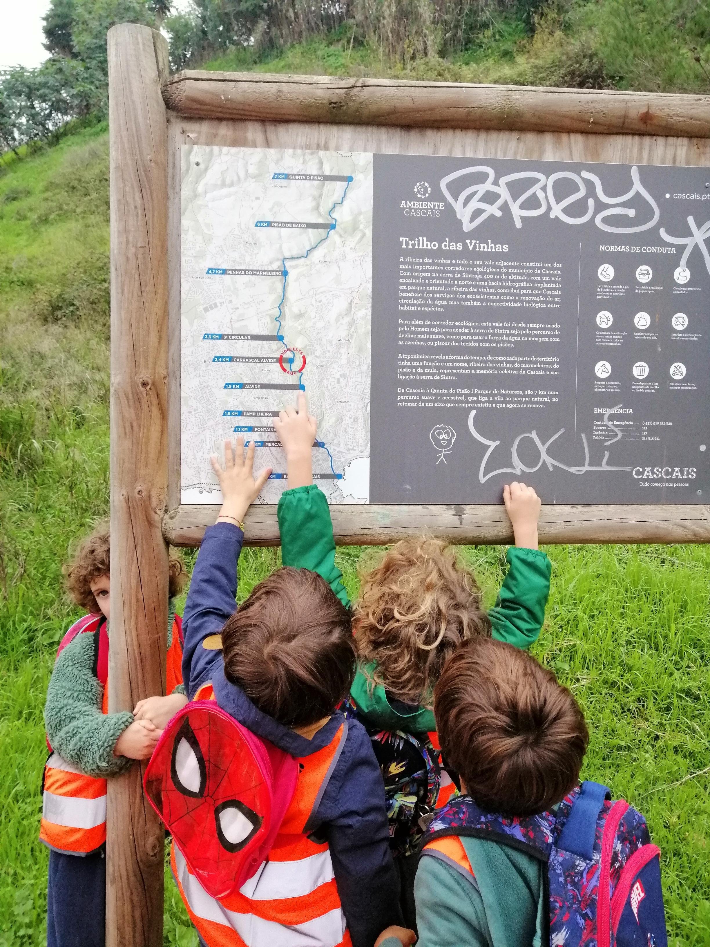 Preschool Explores Nature on the Ribeira das Vinhas Trail | Pré-escolar explora a Natureza no Trilho da Ribeira das Vinhas