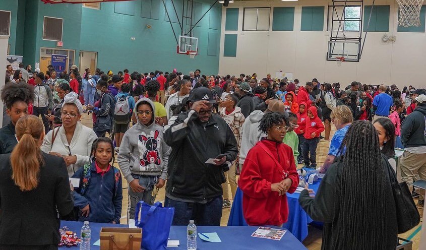 Tonight our 8th grade scholars participated in our annual high school fair.  They were able to speak directly with several high school representatives as they begin applying for the next step in their educational careers.