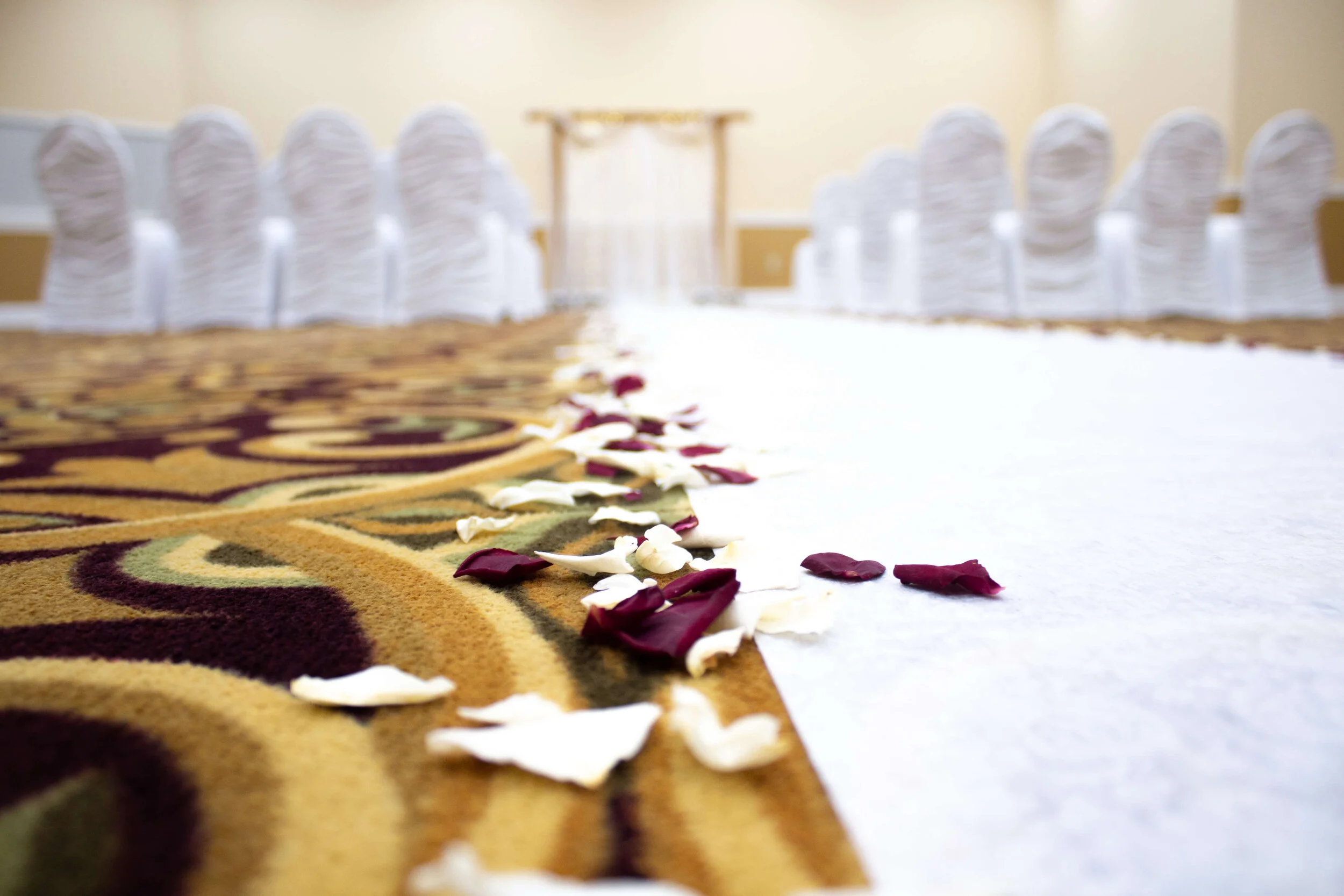 Wedding Ceremony Aisle in Eller Ballroom