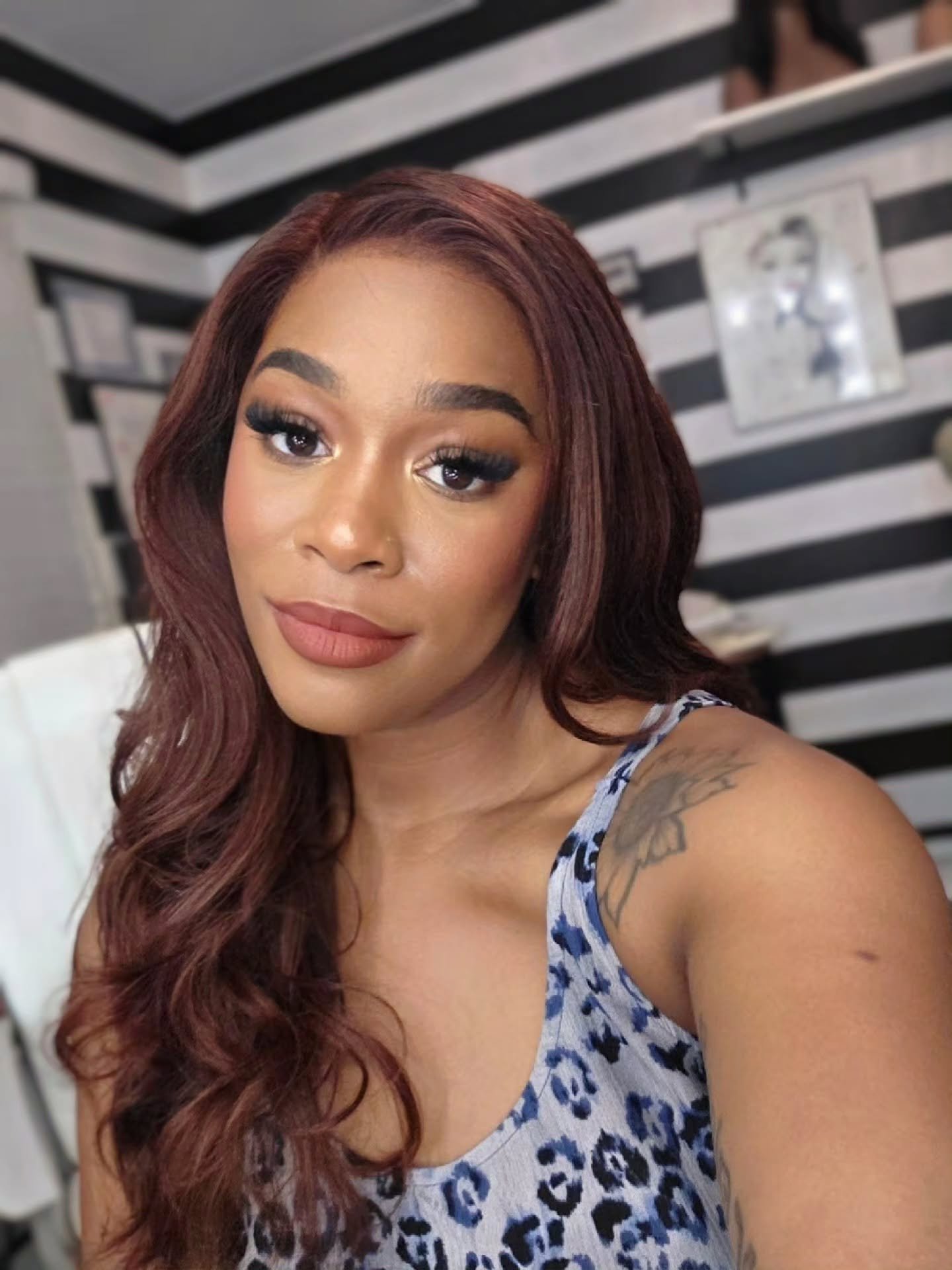 Turn heads with 𝓜𝓮𝓻𝓵𝓸𝓽 𝓜𝓾𝓼𝓮, a rich, multidimensional auburn custom unit designed to bring effortless glam to your everyday look. This wig features soft, cascading waves with a natural luster that beautifully enhances every skin tone.

Ever