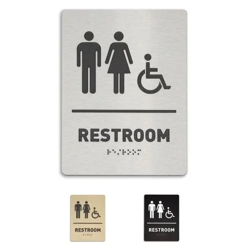 Unisex Restroom ID Sign (ADA) - $23.95