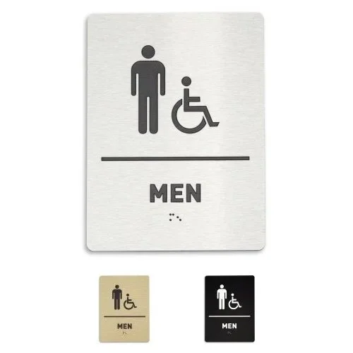 Men Restroom ID Sign (ADA) - $23.95