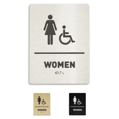 Women Restroom ID Sign (ADA) - $23.95