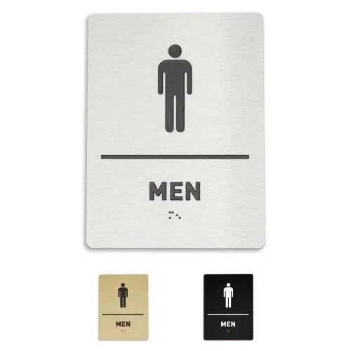 Men Restroom ID Sign - $23.95