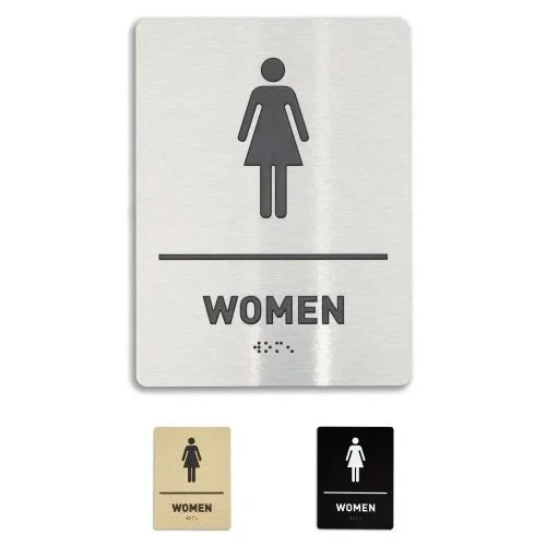 Women Restroom ID Sign - $23.95