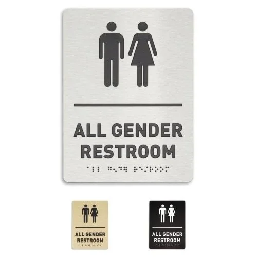 All Gender Restroom ID Sign - $23.95