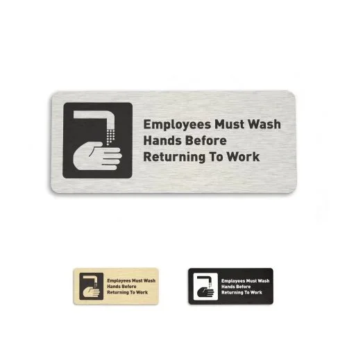 Employees Must Wash Hands Sign - $13.95