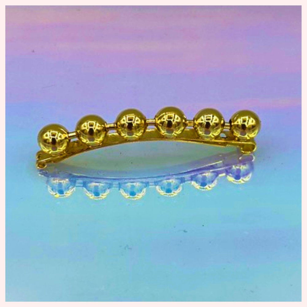 18K Gold Plated Bee Designer Hair Barrette Luxury Hair Accessory —  Dauphines of New York Luxury Hair Accessories